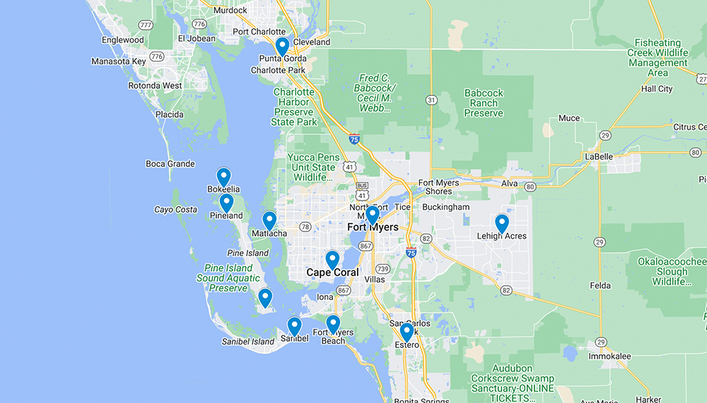 Florida Service Areas | Absolute Electric LLC